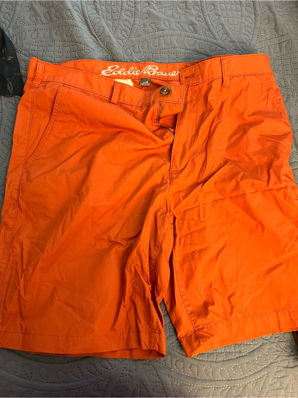 Three Eddie Bauer Men’s Shorts size 36 - Beige, Brown, Orange - Picture 6 of 16